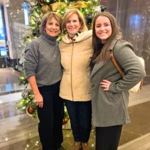 three women