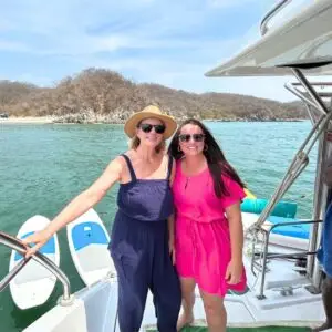 on a boat