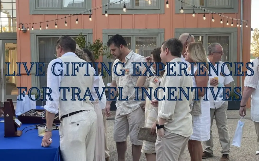 Live Gifting Experiences for Travel Incentives